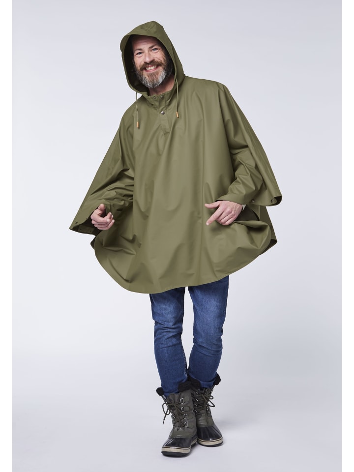 Gardena Regen-Cape in Grün günstig kaufen