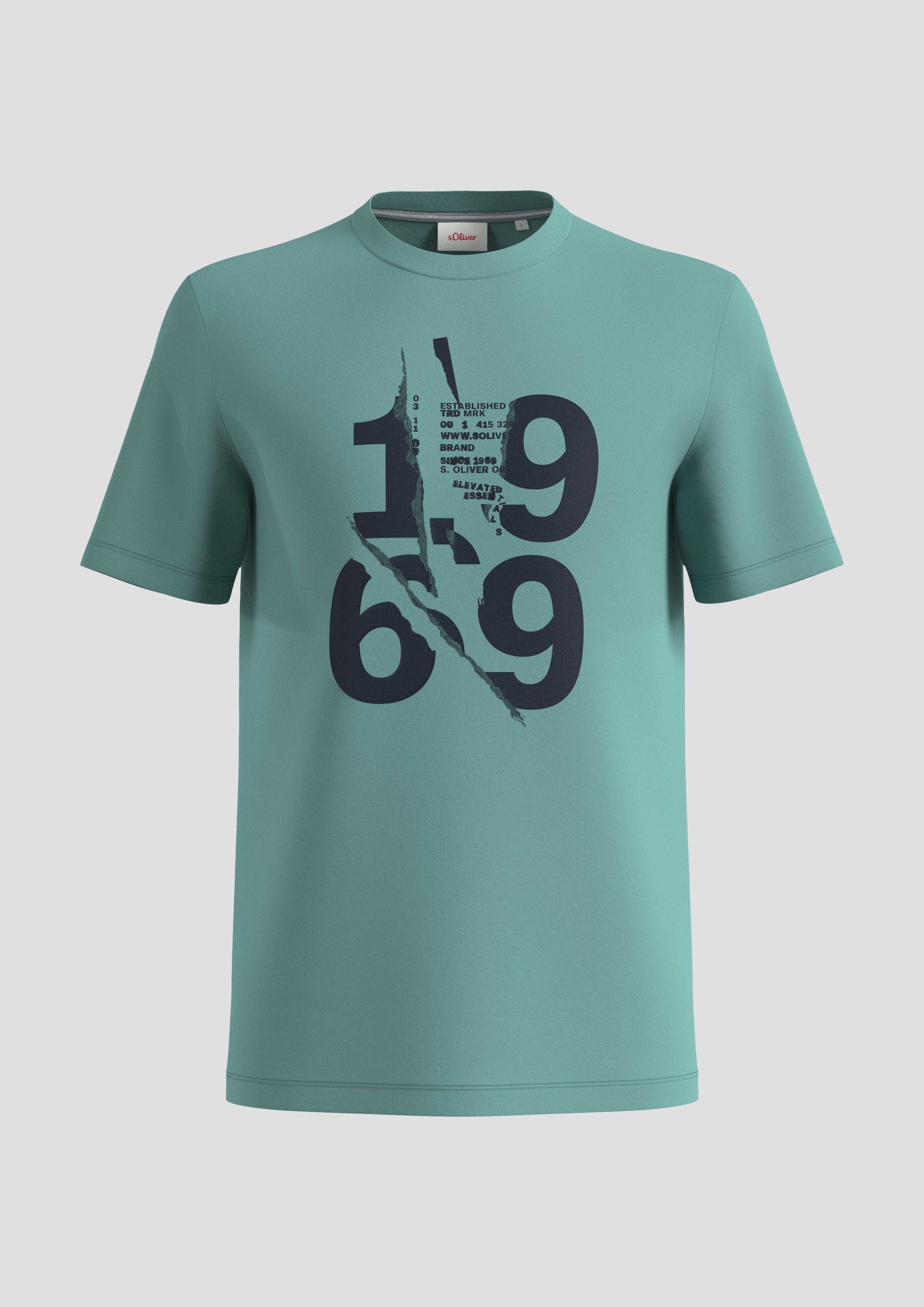 T-Shirt mit Frontprint  2138638-65D2