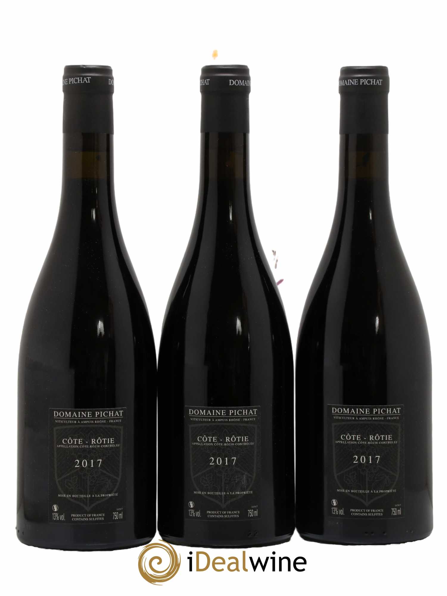 Côte-Rôtie Les Grandes Places Pichat (Domaine)  2017 - Lot de 3 Bouteilles