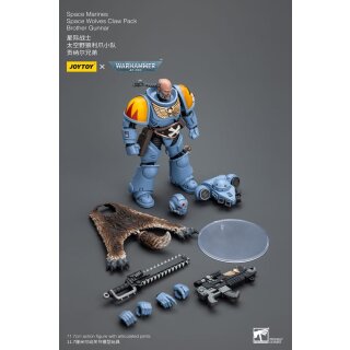 Warhammer 40k Actionfigur 1/18 Space Marines Space Wolves Claw Pack Brother Gunnar 12 cm