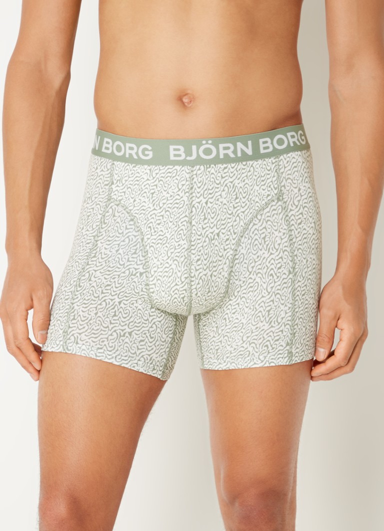 Boxer Björn Borg con fascia logo, confezione da 3