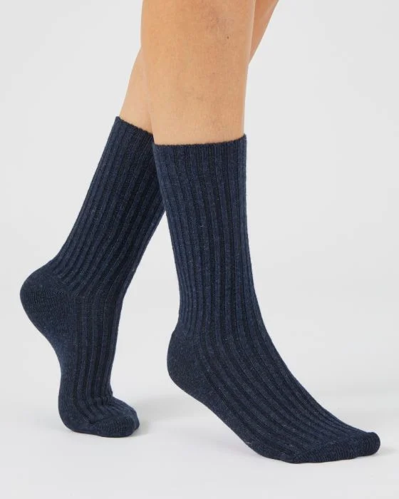 Chaussettes maille côtelée chaude et épaisse Thermolactyl