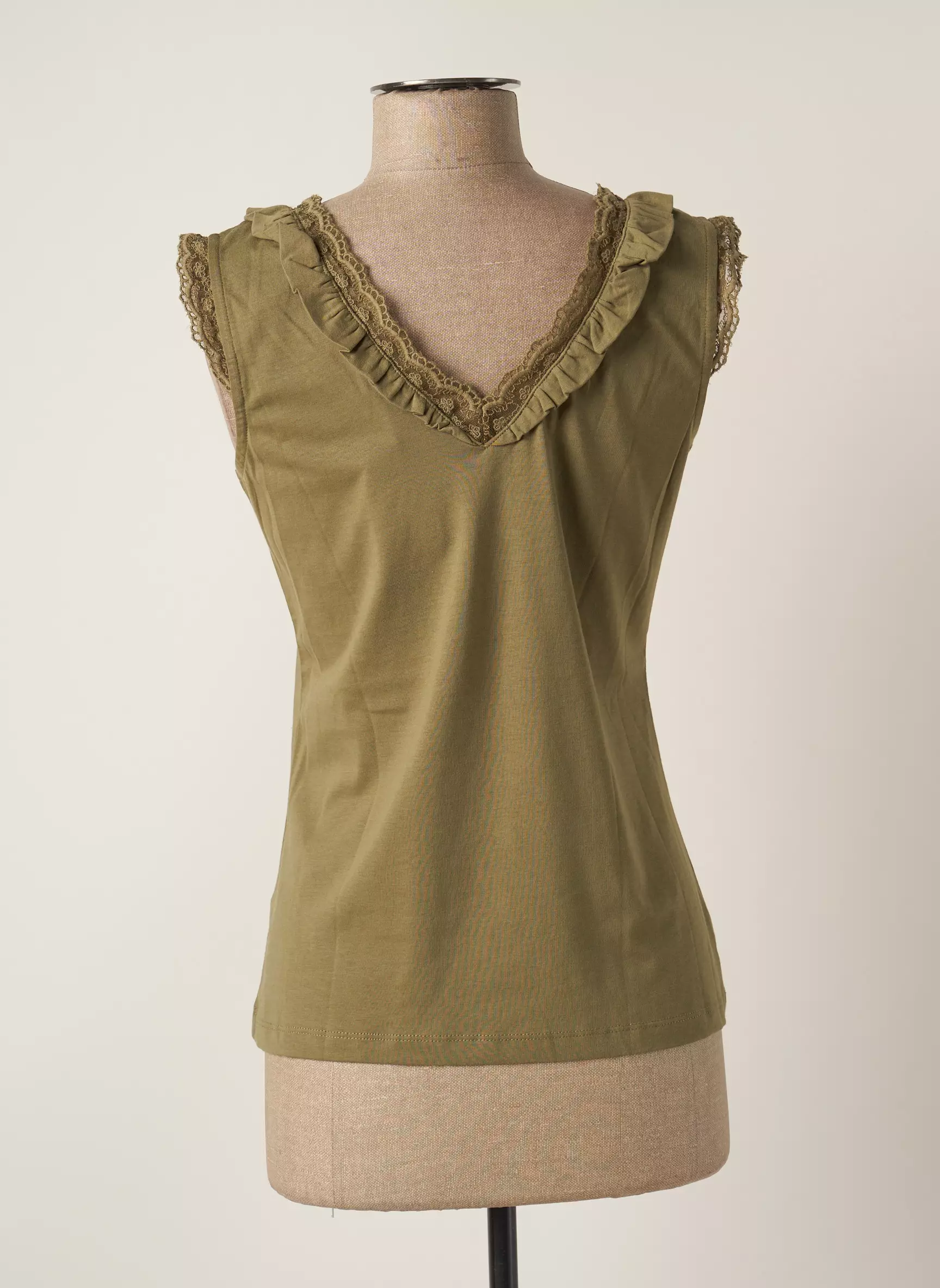 C Est Beau La Vie Tops Femme couleur vert
