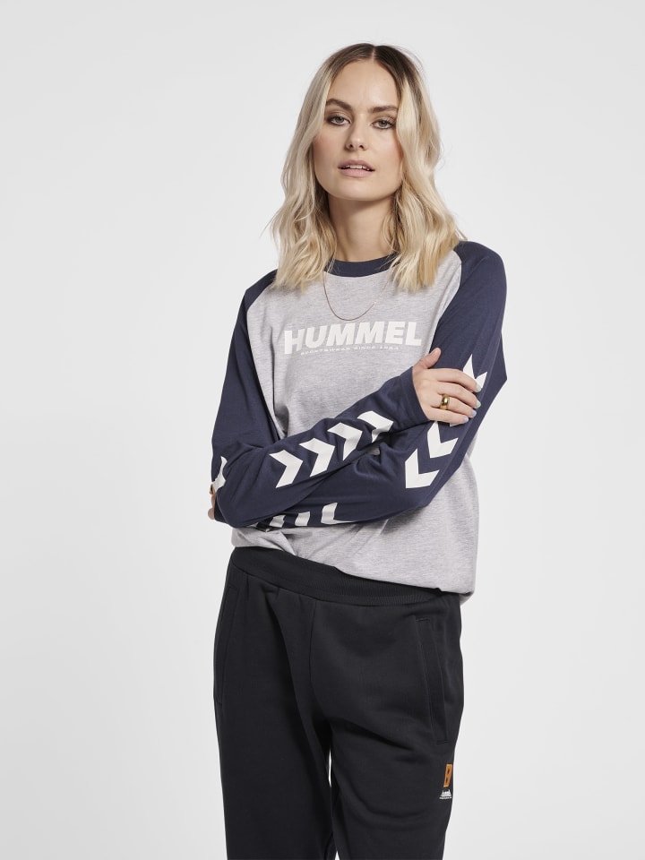 Hummel Hummel T-Shirt Raglanärmel Hmllegacy Erwachsene in GREY MELANGE günstig kaufen S