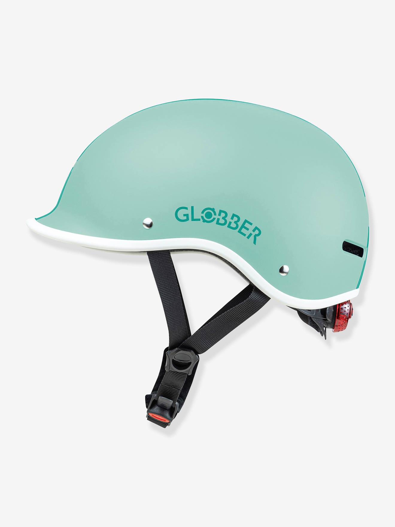 Globber Kinder Helm Urban GLOBBER mit LED-Rücklicht, 47-51 cm - mintgrün