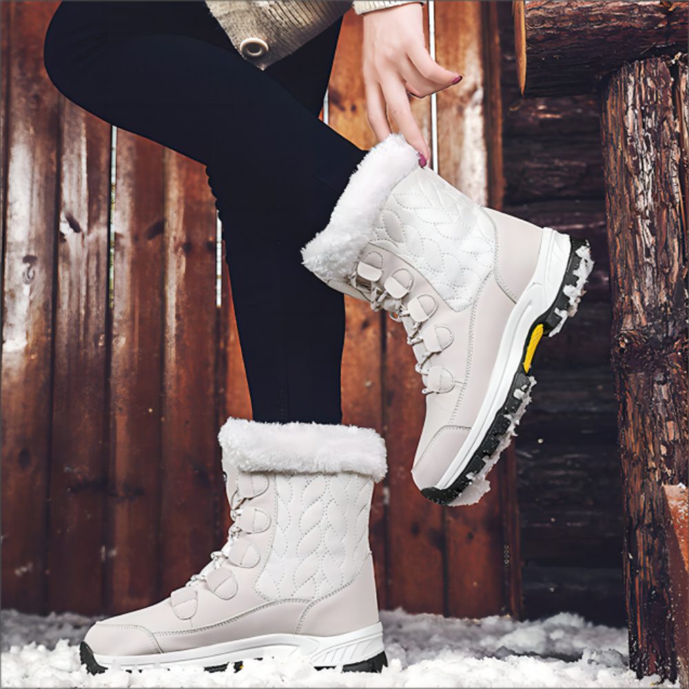 HUSKSWARE Schneeschuhe (Outdoor-Schneestiefel, Warme Wanderschuhe, High-Top-Schuhe), Warm und rutschfest, Stilvoll und schön