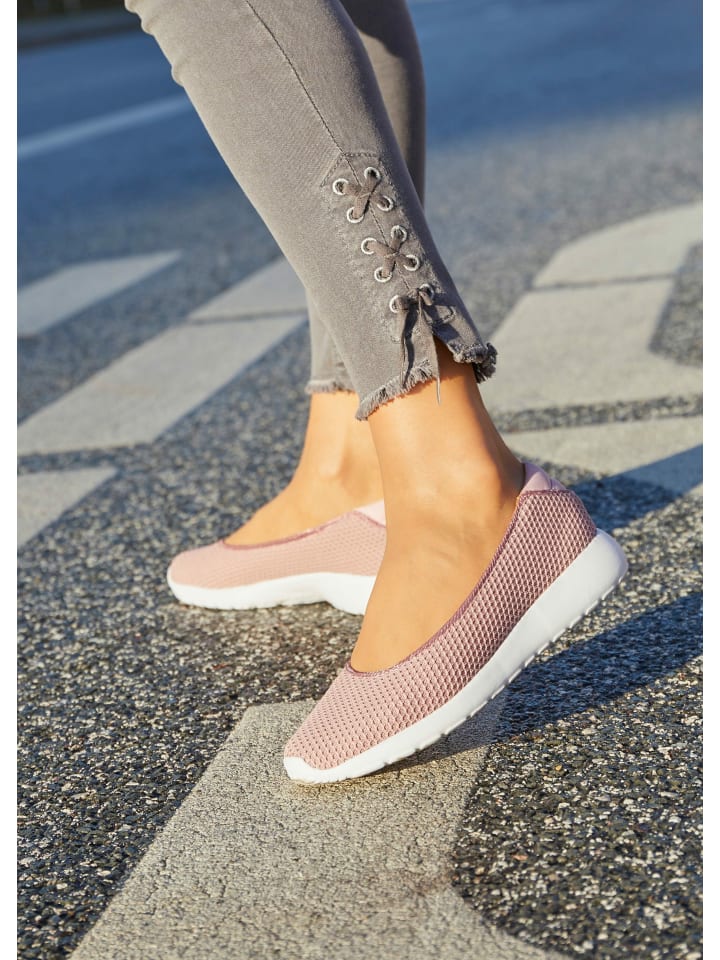 LASCANA Ballerina in rosa günstig kaufen