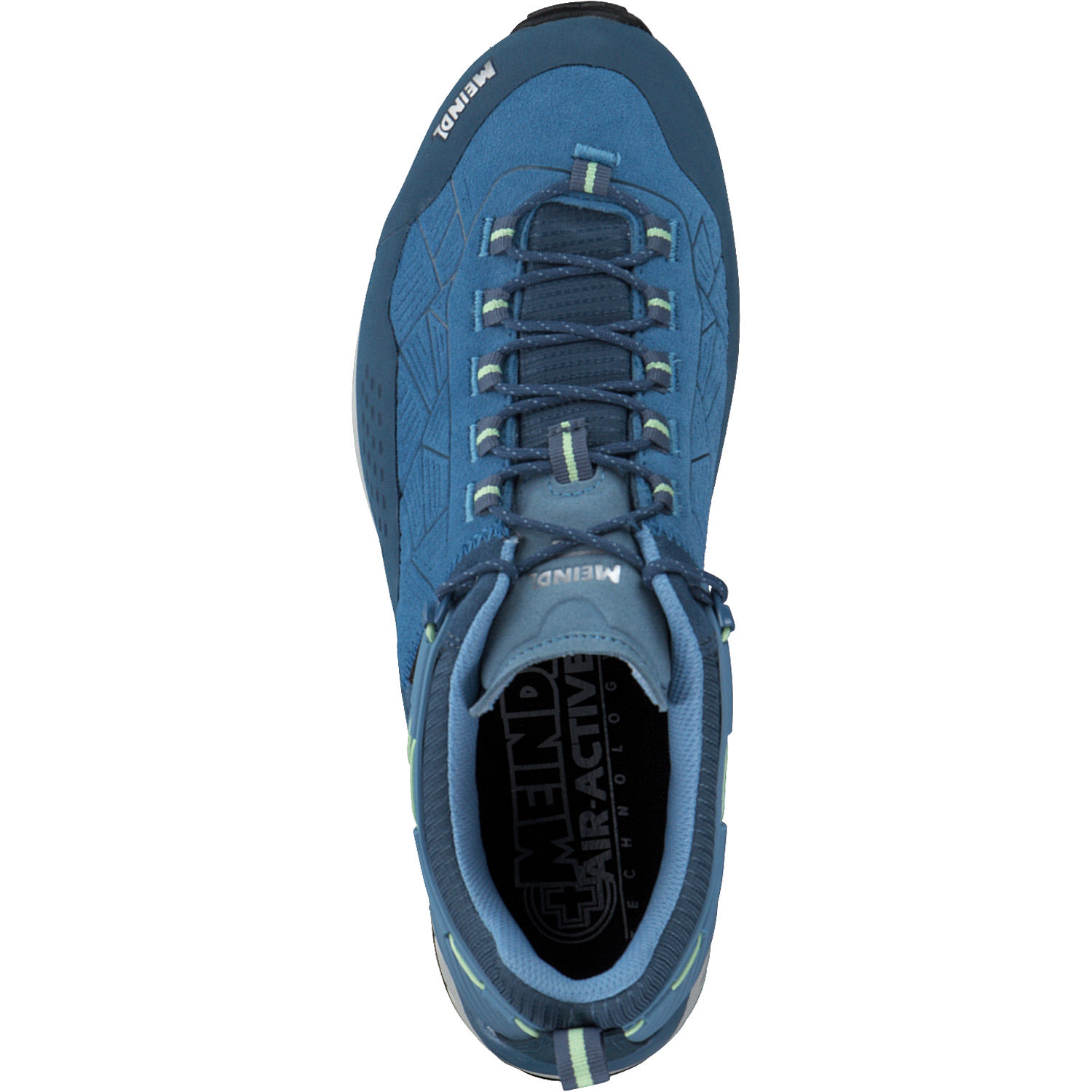 Meindl Top Trail Lady GTX 4714, Schnürschuhe, Damen, hellblau/gelb
