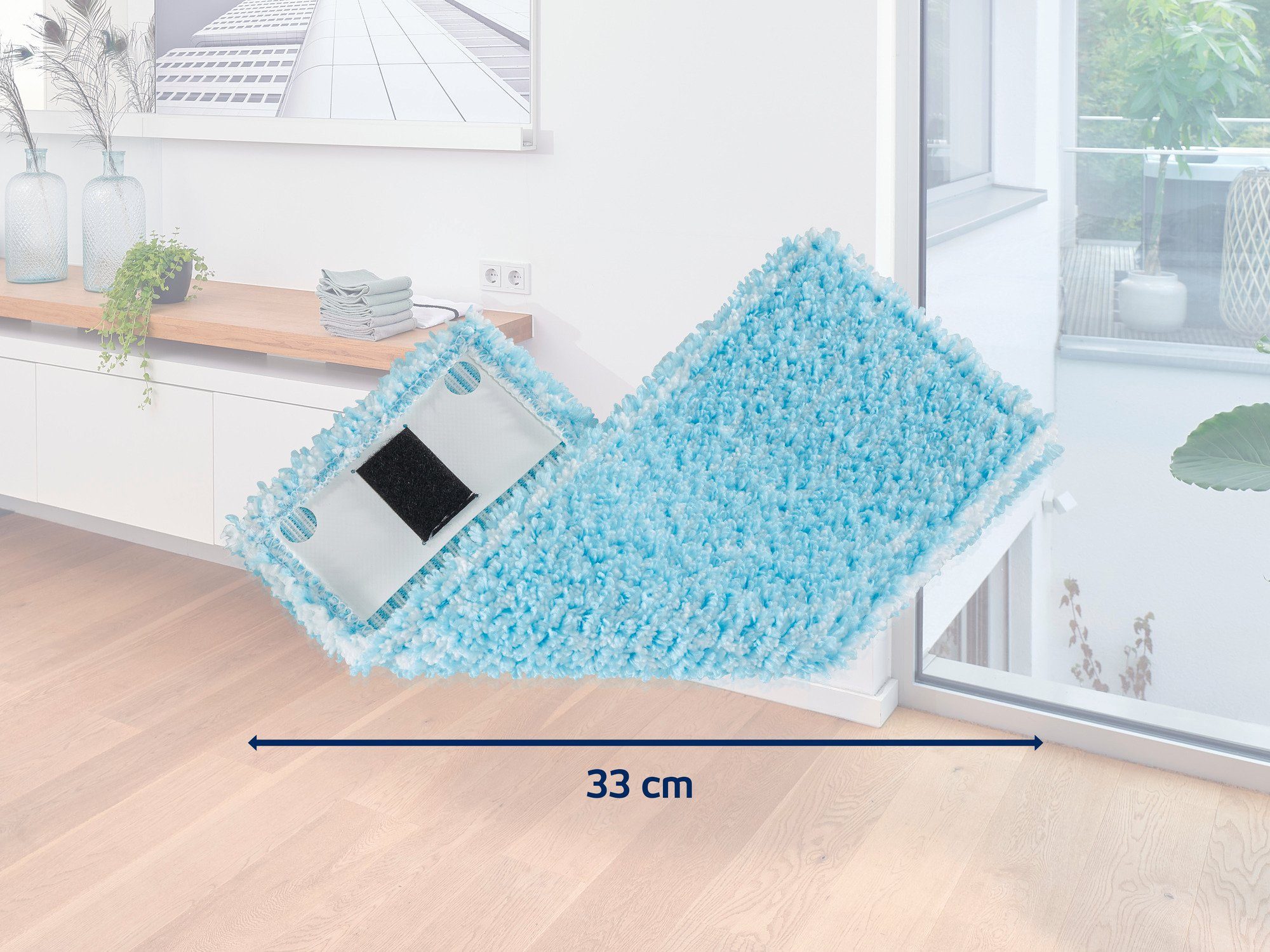 Leifheit 2er Set Wischbezug CLEAN TWIST M Ergo super soft Wischbezug