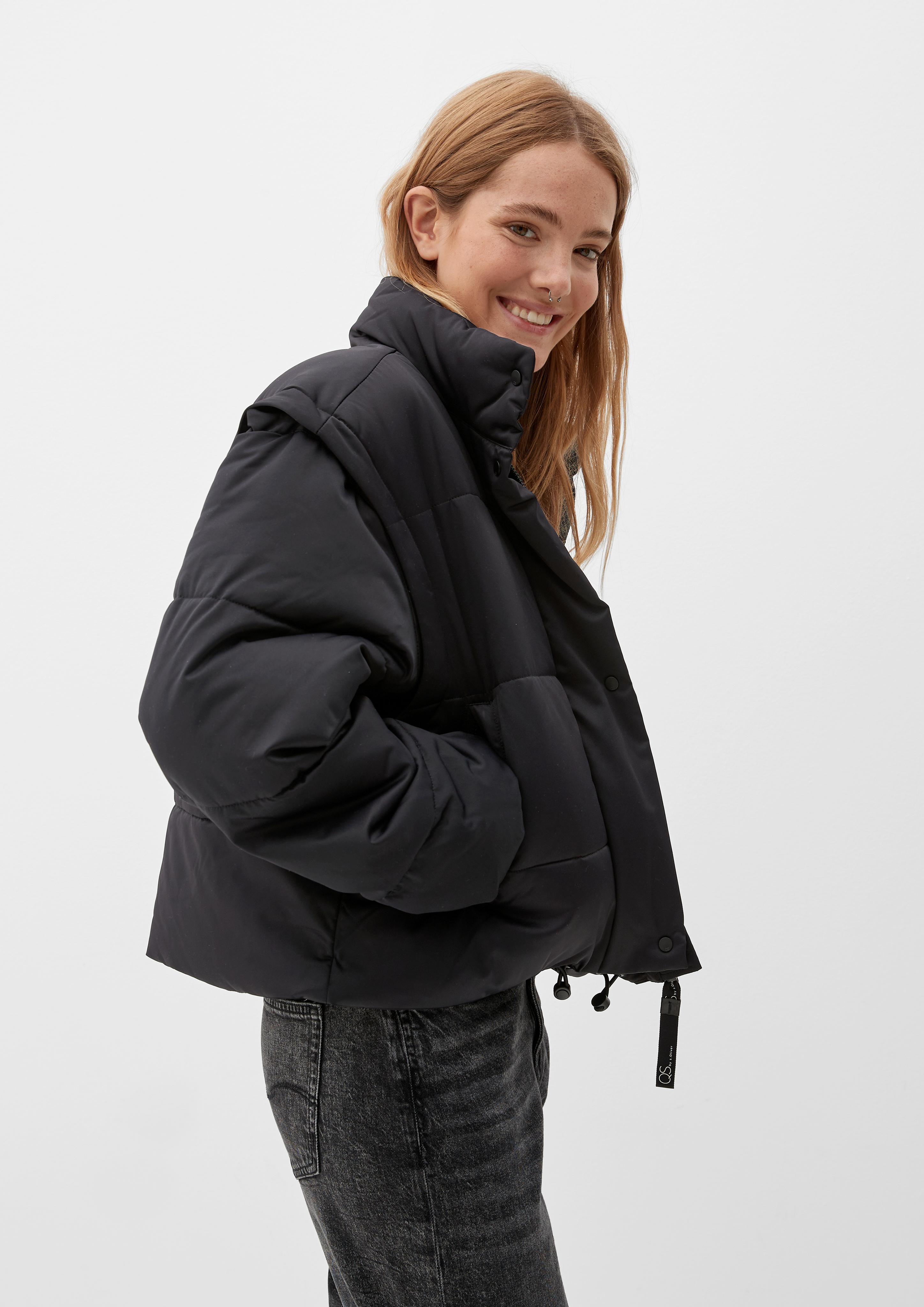 Puffercoat mit abnehmbaren Ärmeln  2116130-9999
