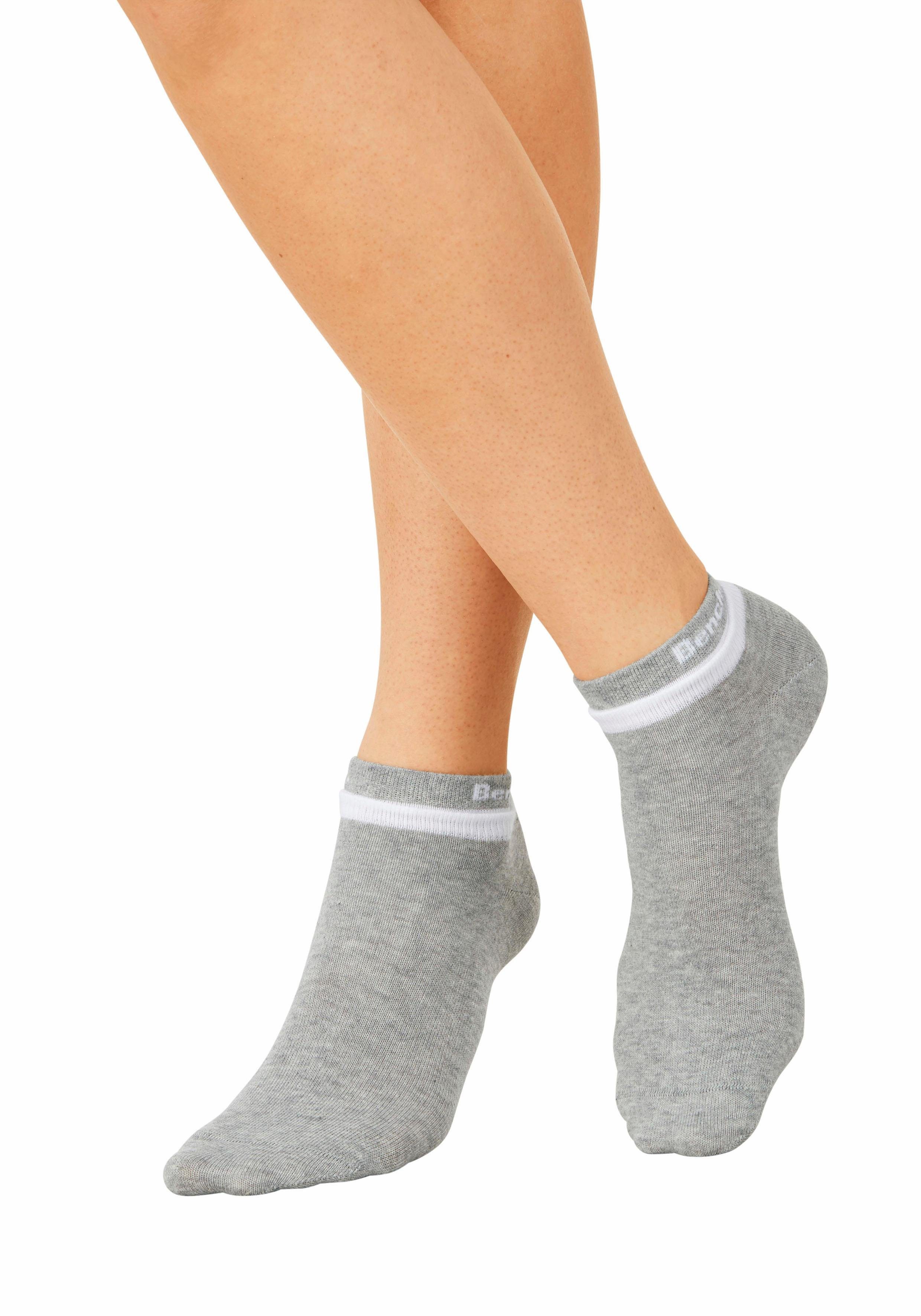 Bench. Kurzsocken (Set, 6-Paar) mit doppelten Bündchen