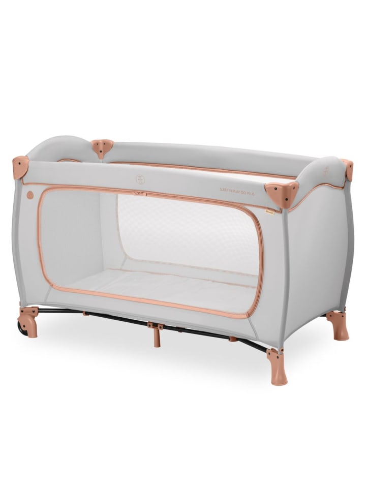 Hauck Reisebett Sleep N Play Go Plus (mit Rollen und seitlichem in grau günstig kaufen onesize