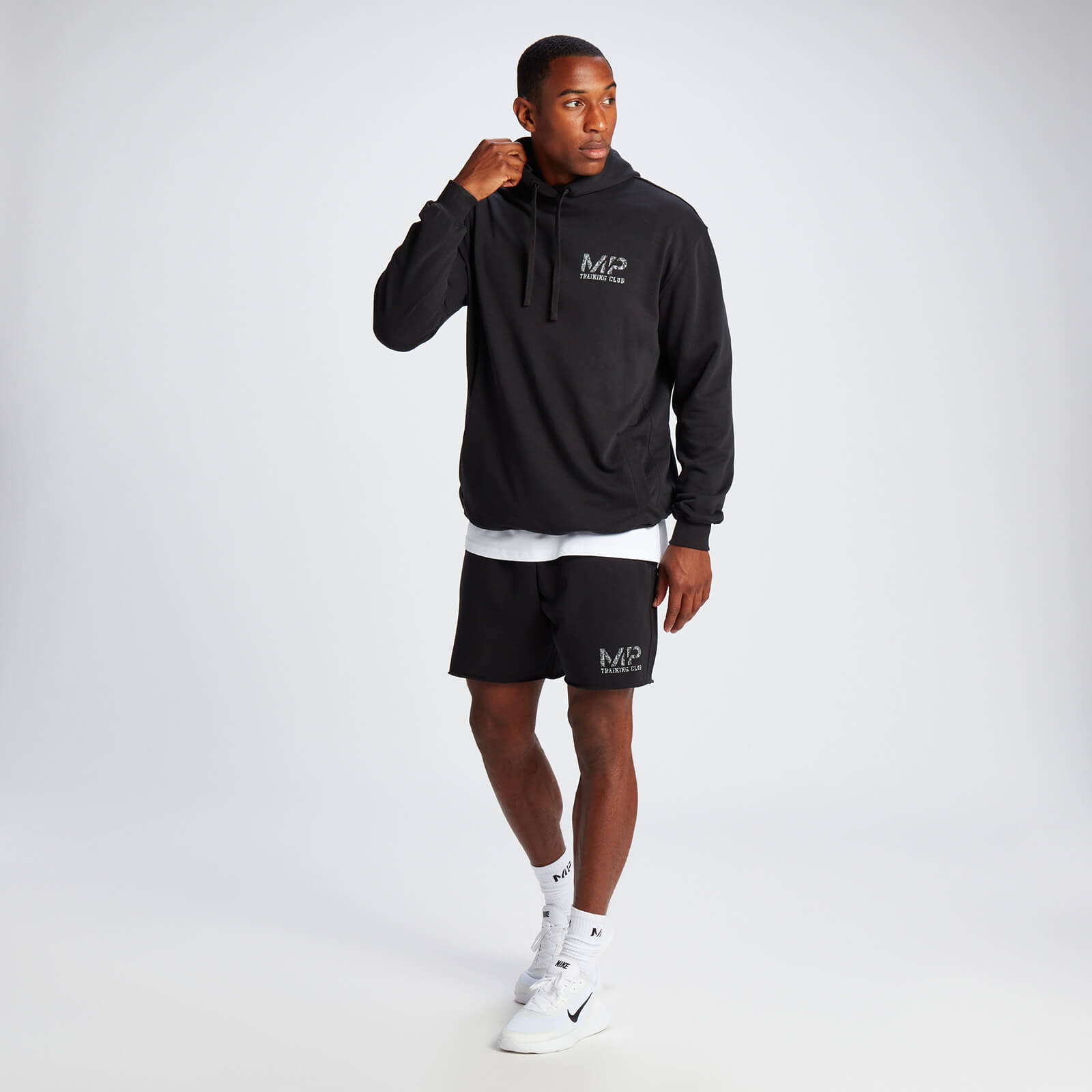 Short en coton MP Tempo pour hommes – Noir