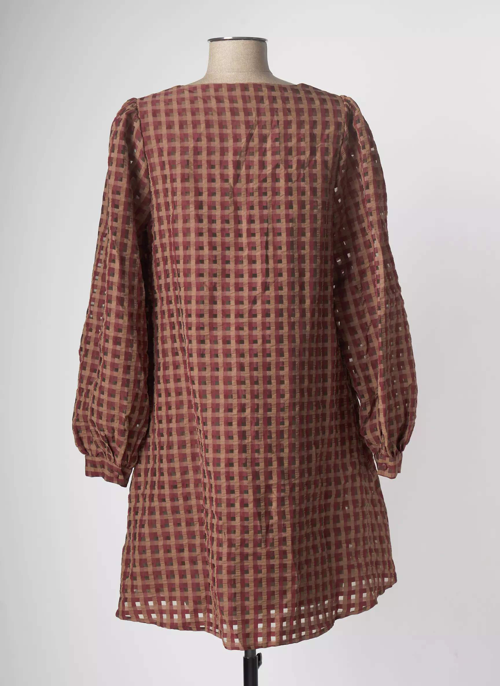 Vila Robes Mi Longues Femme couleur marron