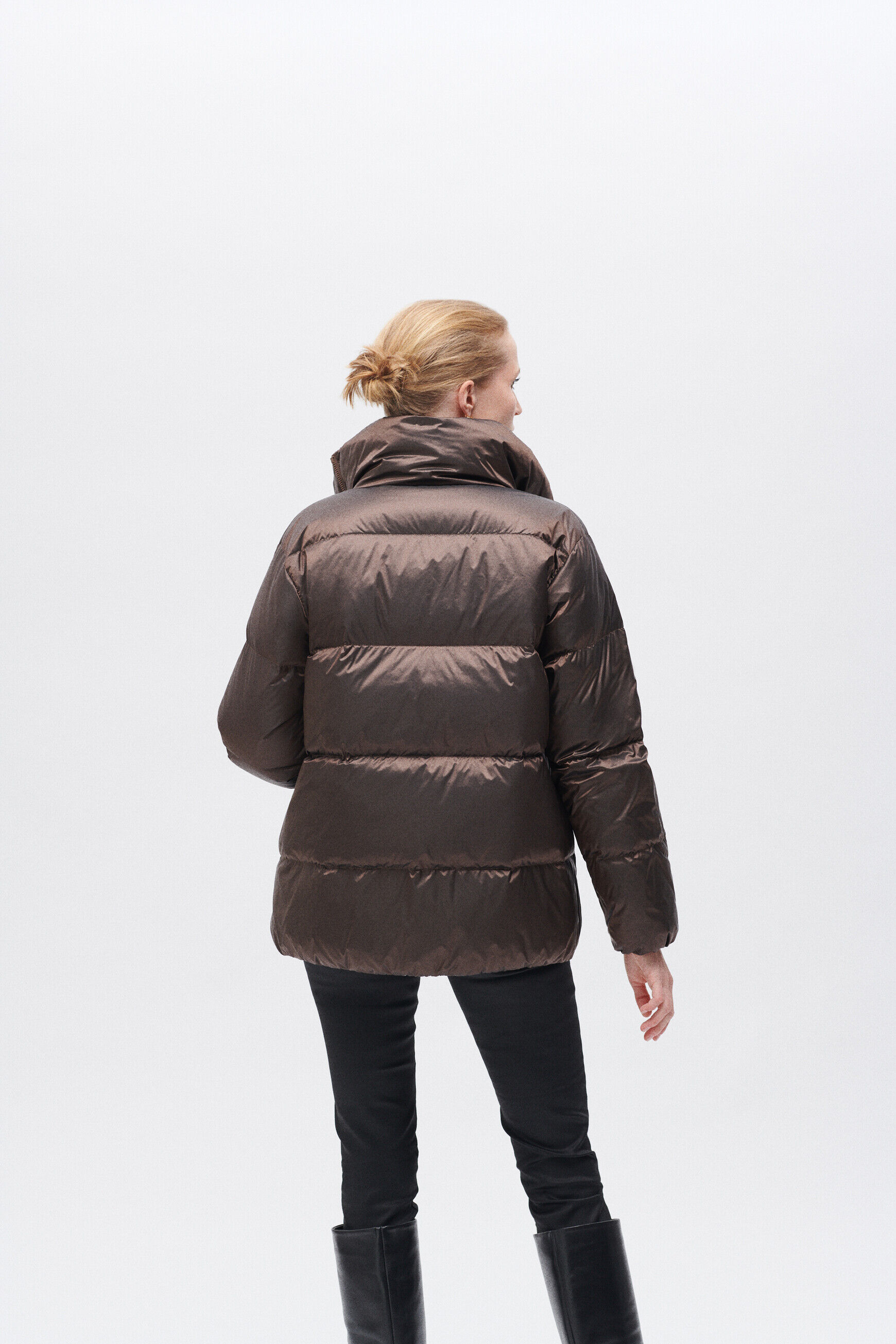 Doudoune gedeon marron fonce femme