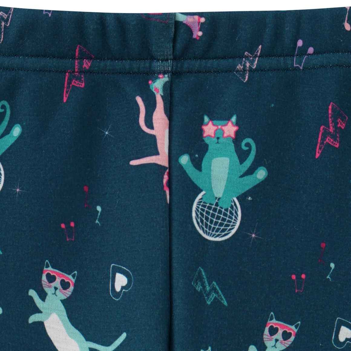 Baby Thermo-Leggings mit Katzen-Print