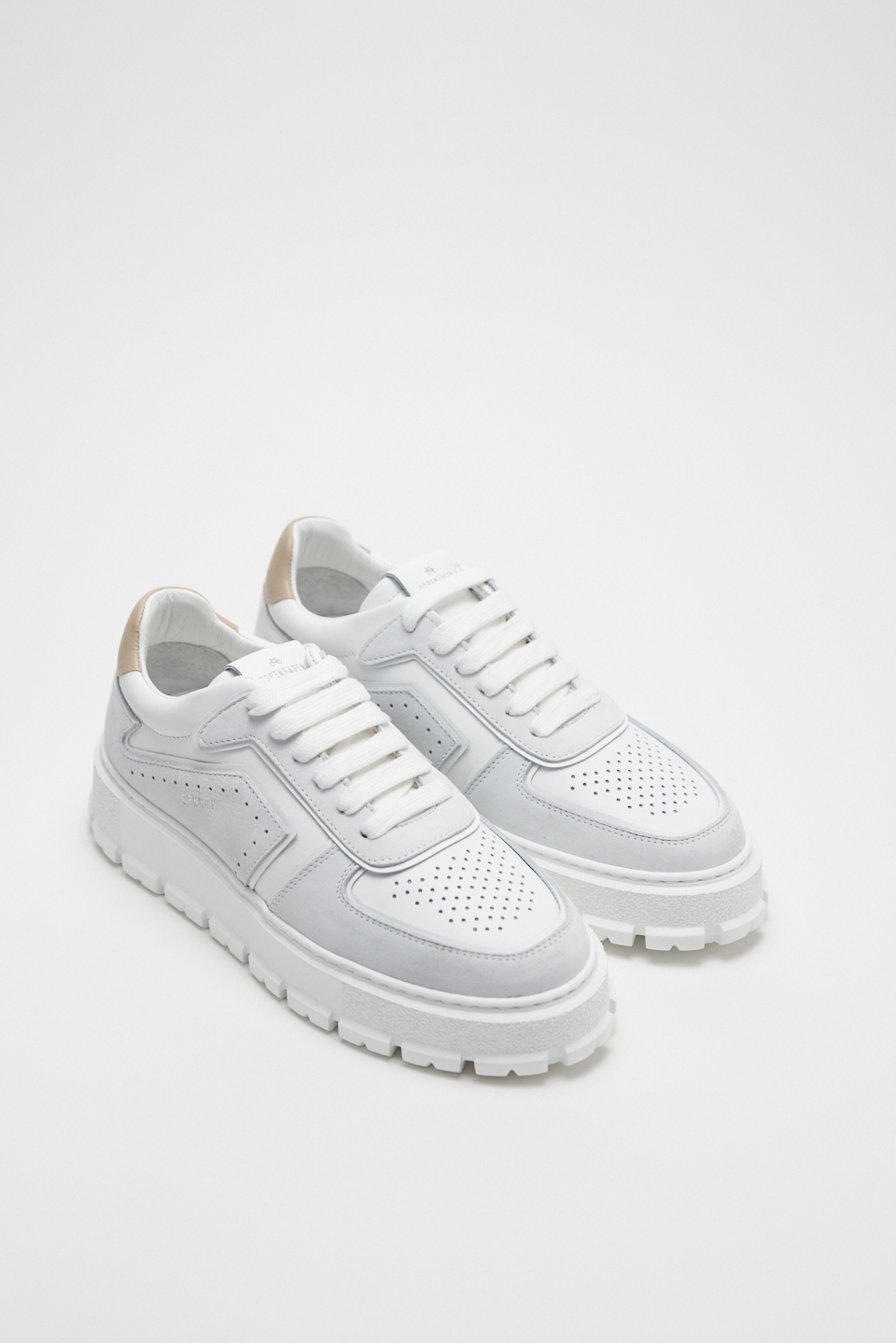 CPH332 leather mix white/nature