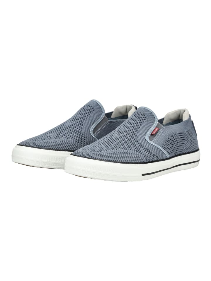 Mustang Slipper in Grau/Blau günstig kaufen