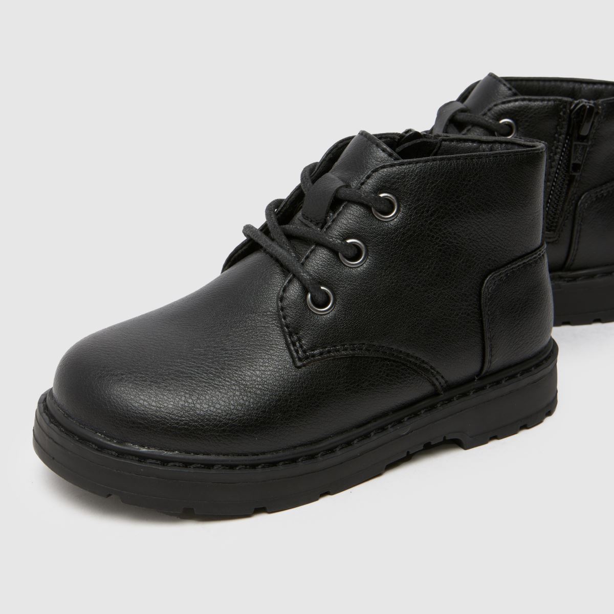 Schuh fekete Colton mini Chukka fiú kisgyermek csizma