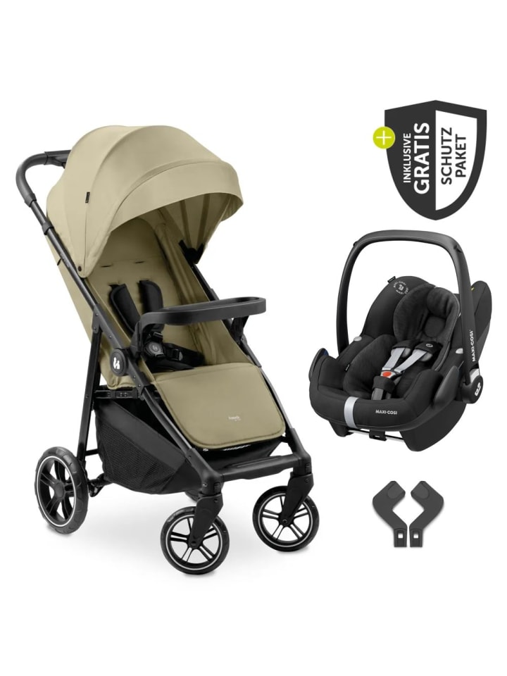 Hauck Buggy Shop N Care inkl. Autositz Pebble Pro in gruen,schwarz günstig kaufen onesize