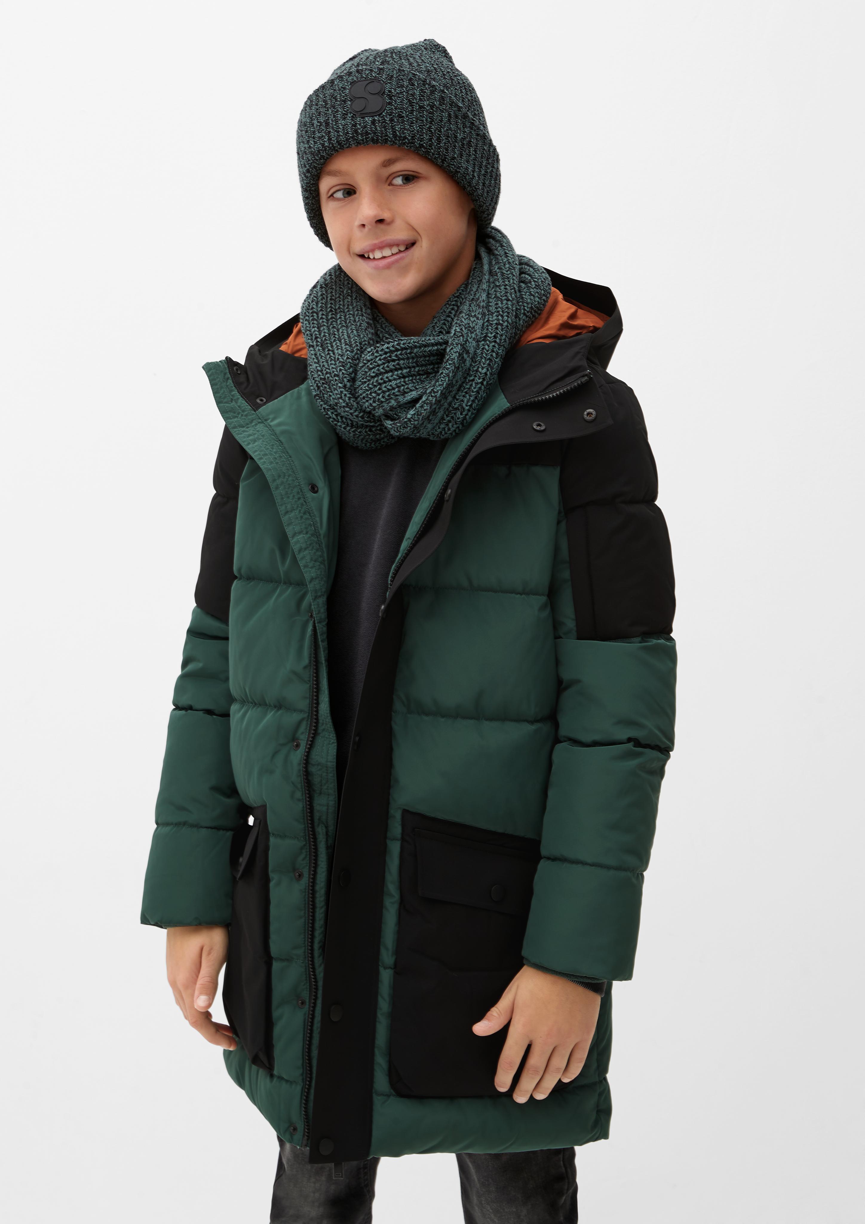 Wattierte Jacke in Bicolor-Design  2116513-6715