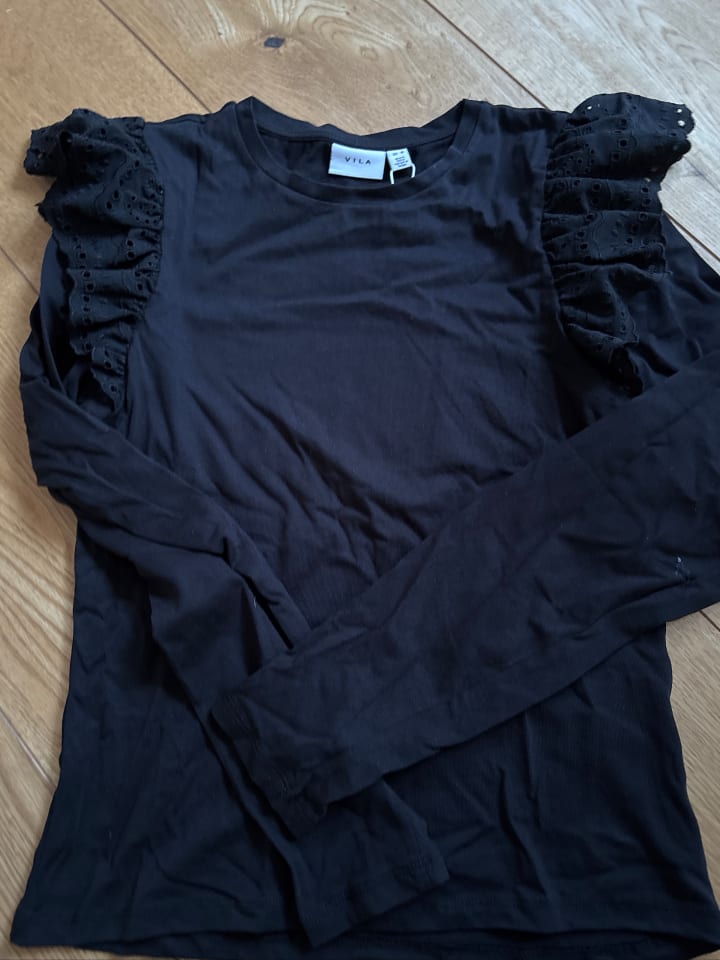 Vila Longsleeve in Schwarz günstig kaufen M