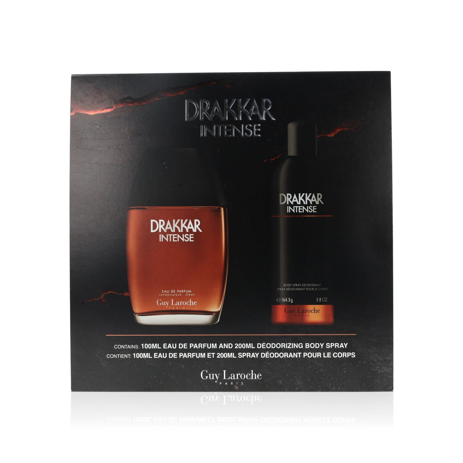 Guy Laroche DRAKKAR NOIR INTENSE Coffret Eau de Parfum 100ml + Déodorant 200ml