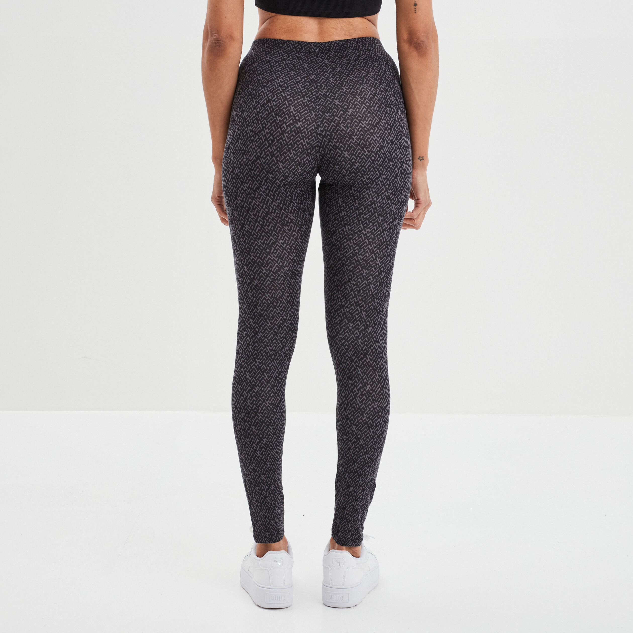 Leggings en coton gris femme | La Halle