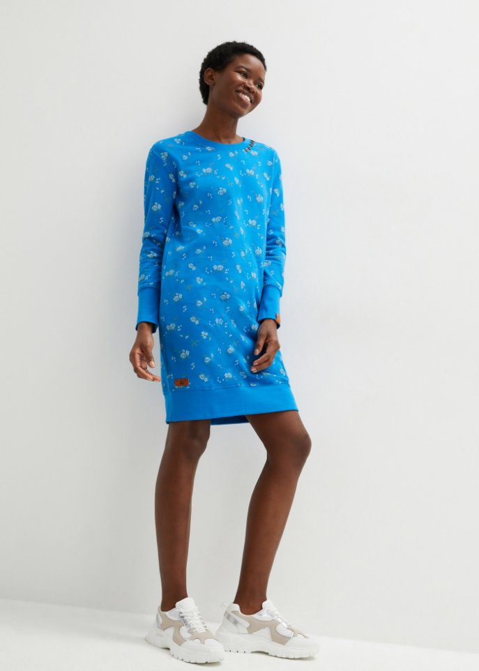 Sweatkleid, bedruckt
