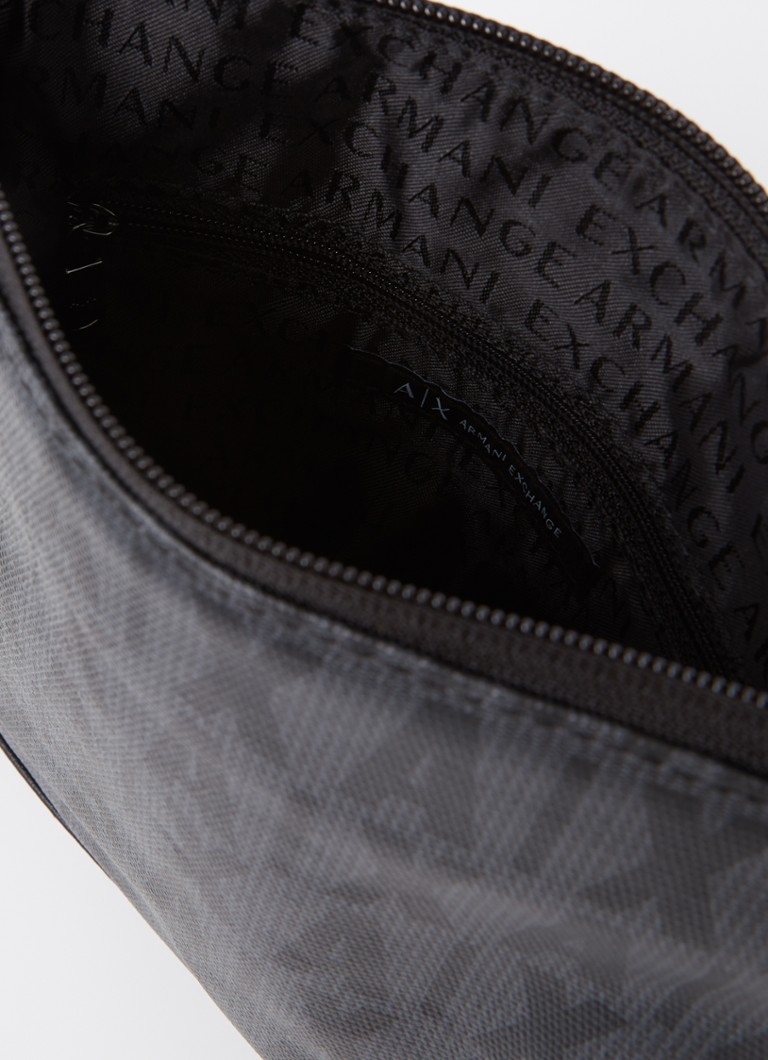 Torba na ramię Armani Exchange z nadrukowanym logo