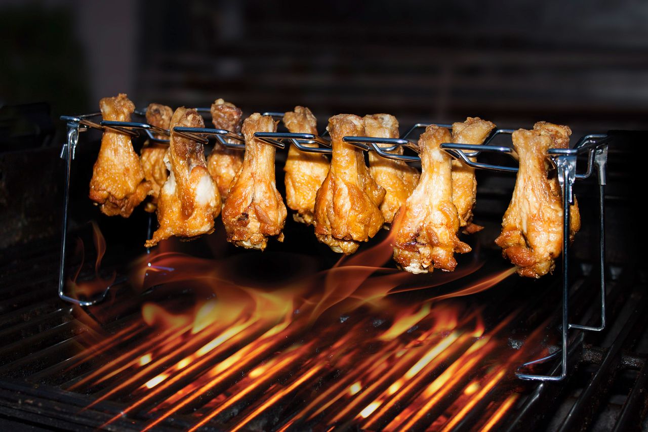 Jim Beam Chicken Wing Grillgestell