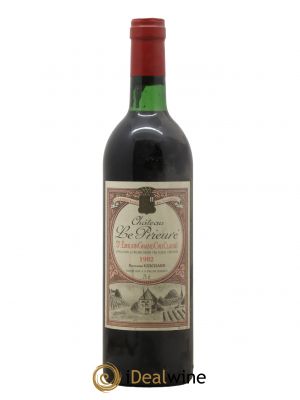 Château le Prieuré Grand Cru Classé  1982 - Lot de 1 Bouteille