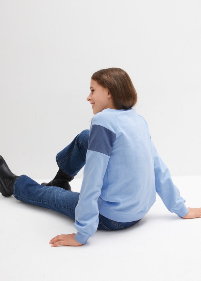 Mädchen Sweatshirt aus Bio Baumwolle