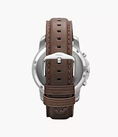 Fossil Herrenuhr Grant Leder Braun
