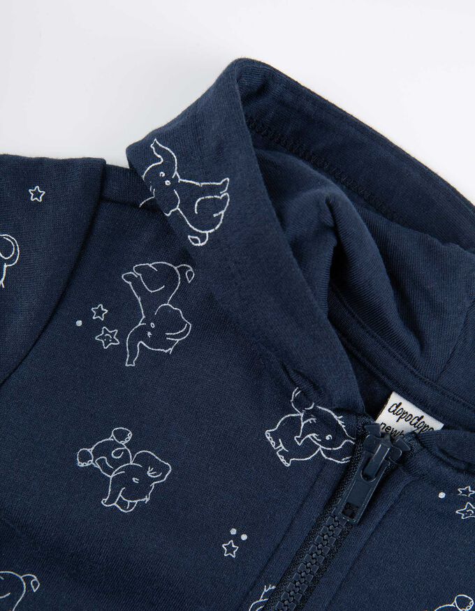 Set aus Sweatjacke Hose und T-Shirt - Print