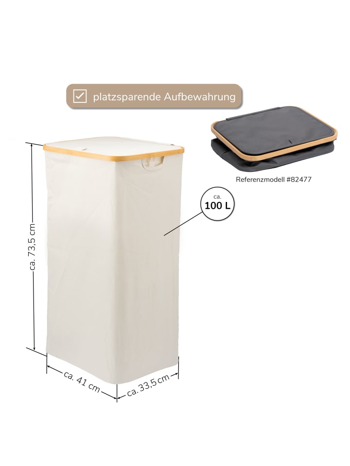 bremermann Wäschesammler 100 Liter beige günstig kaufen onesize