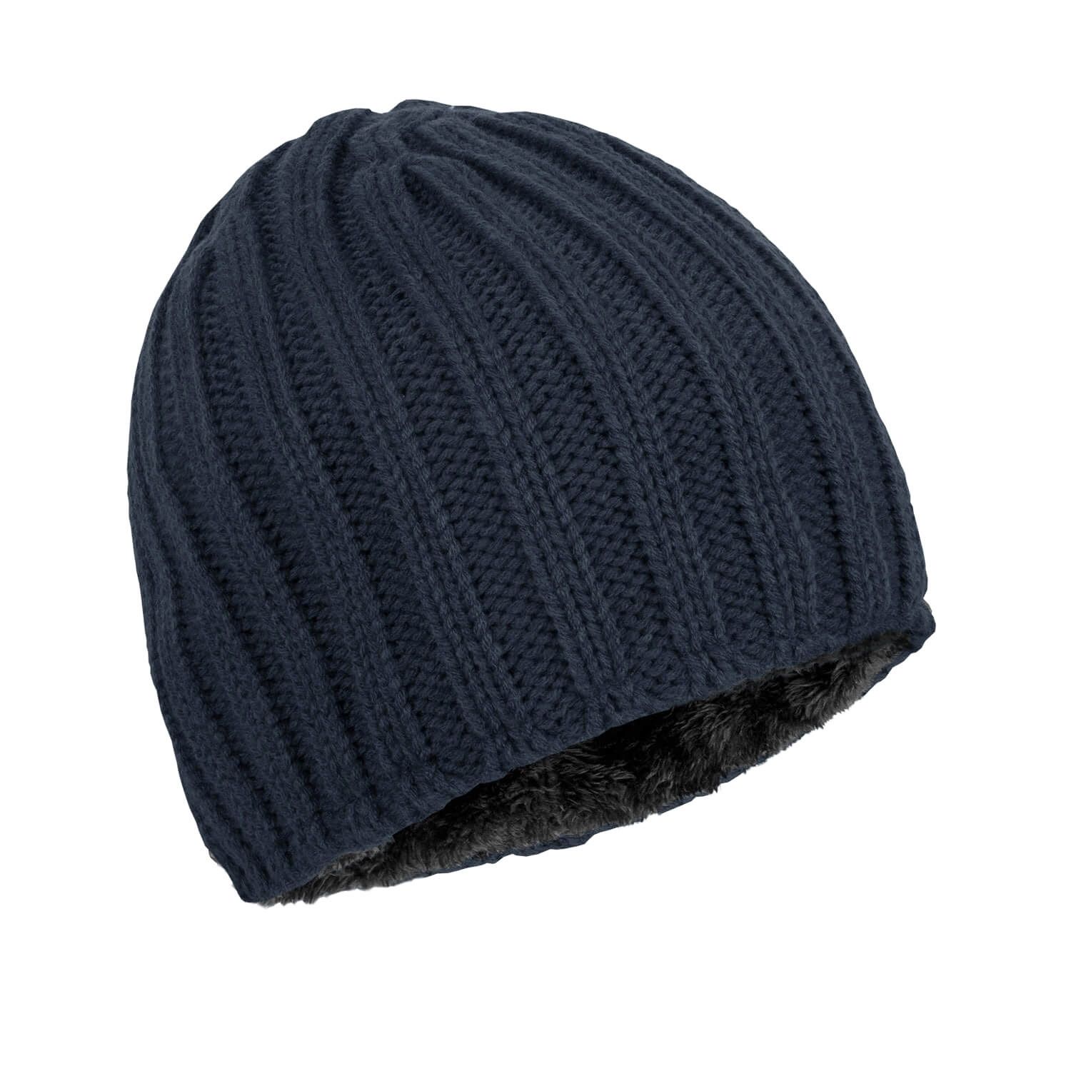 Strick Beanie gefüttert