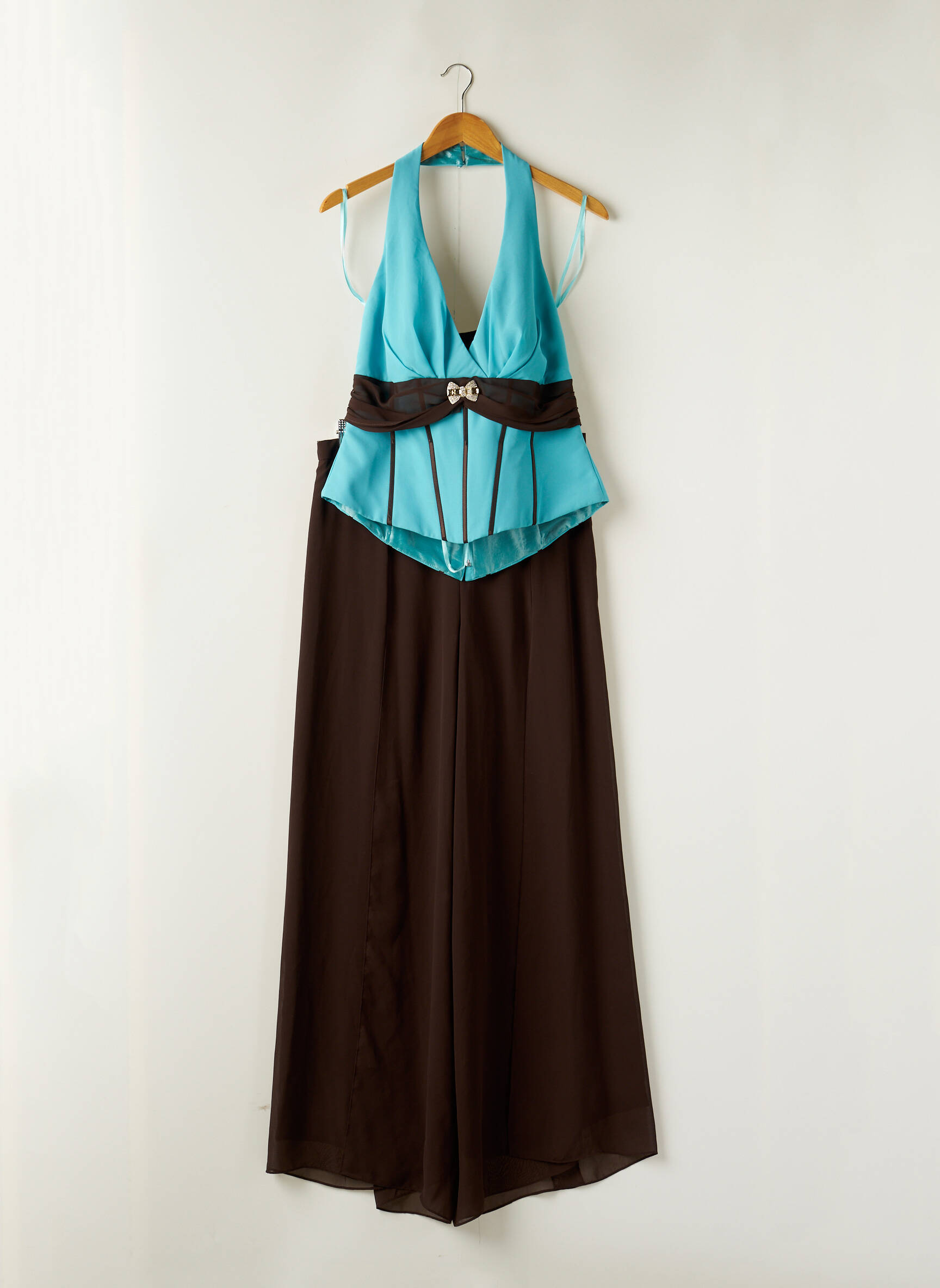 Creatif Paris Ensembles Pantalon Femme couleur marron