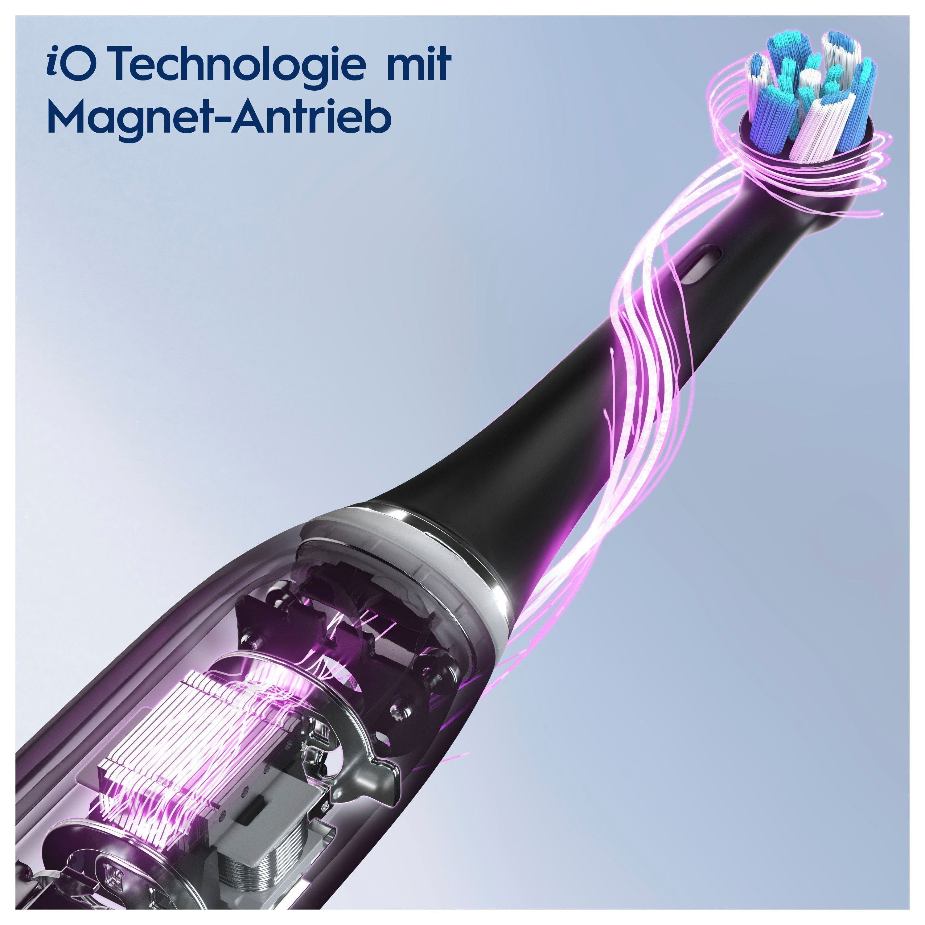 Oral-B Elektrische Zahnbürste iO 7, Aufsteckbürsten: 3 St., 5 Putzmodi