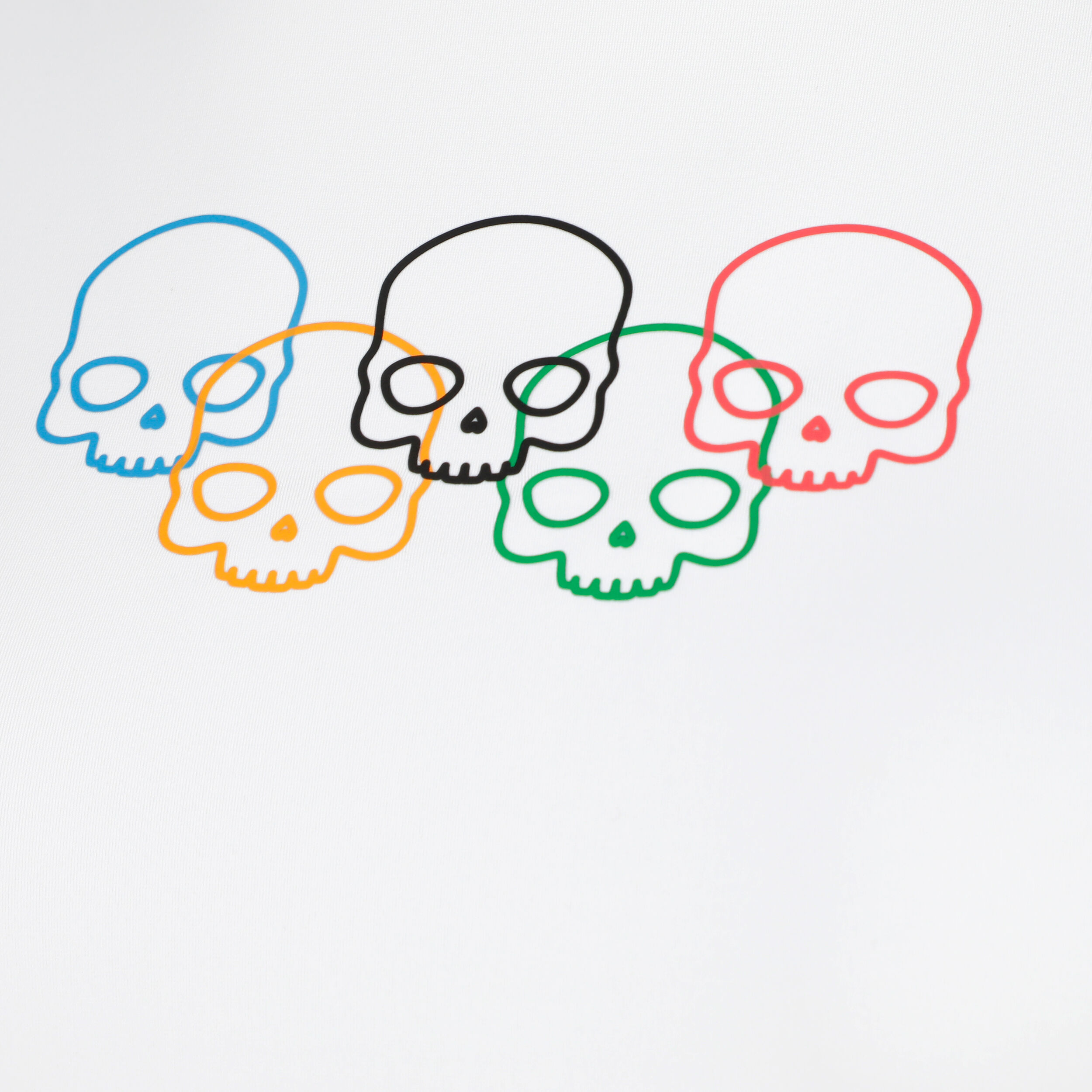 Olympic Skull Tech T-Shirt Damen - Weiß