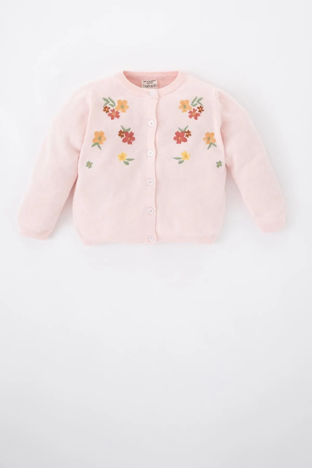 DeFacto  Geblümter Pullover mit Rundhalsausschnitt für Baby-Mädchen