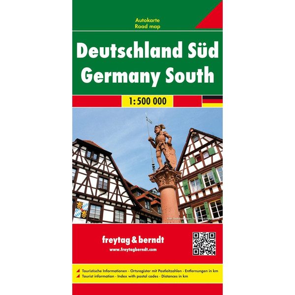 Deutschland Süd 1 : 500 000 - Straßenkarte