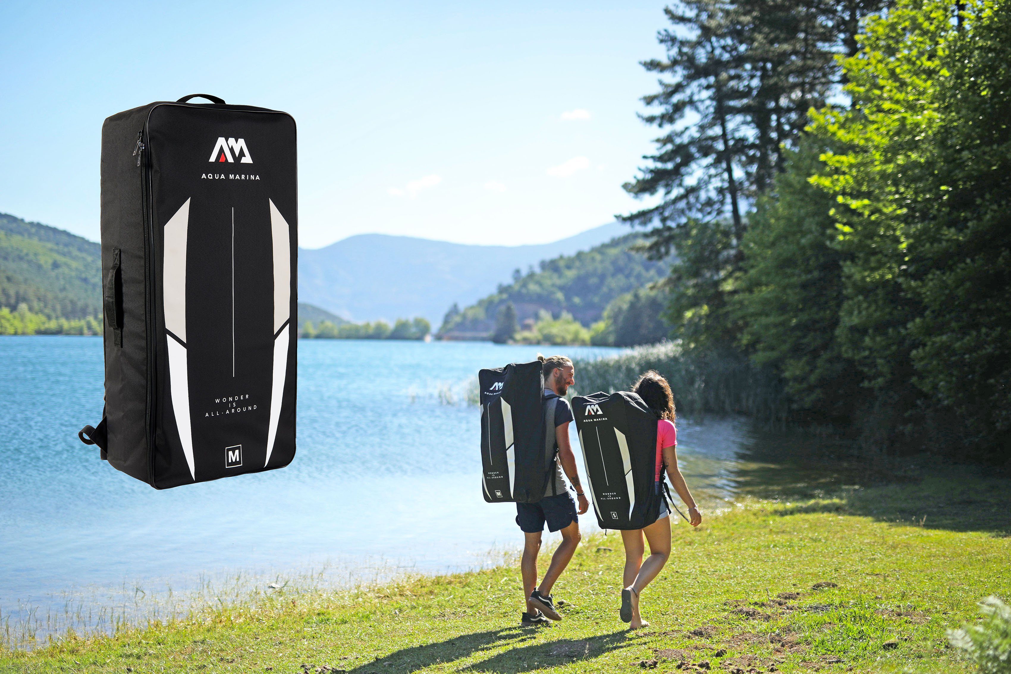 Aqua Marina SUP-Board Super Trip BT-21ST01, (Set, mit Pumpe und Transportrucksack)