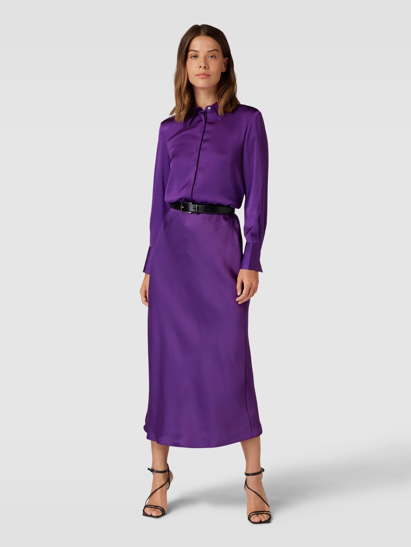 Midirock mit elastischem Bund Modell 'MIA' in purple
