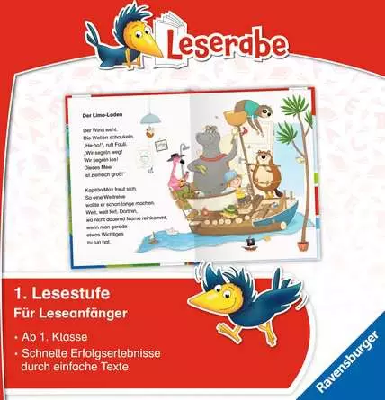 Leserabe - 1. Lesestufe: Max und Biber bei Käpt'n Kelle!