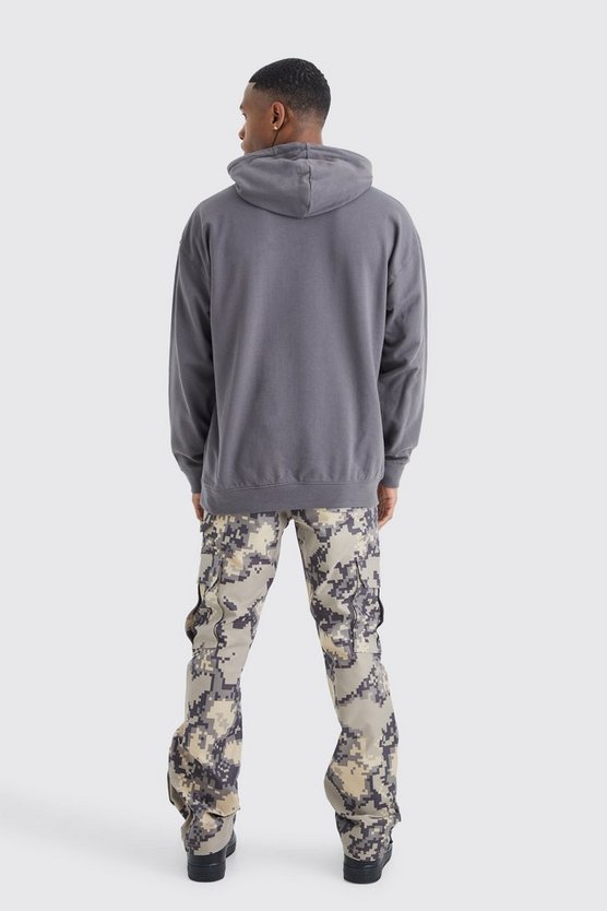 Oversize Hoodie mit Nirvana-Print