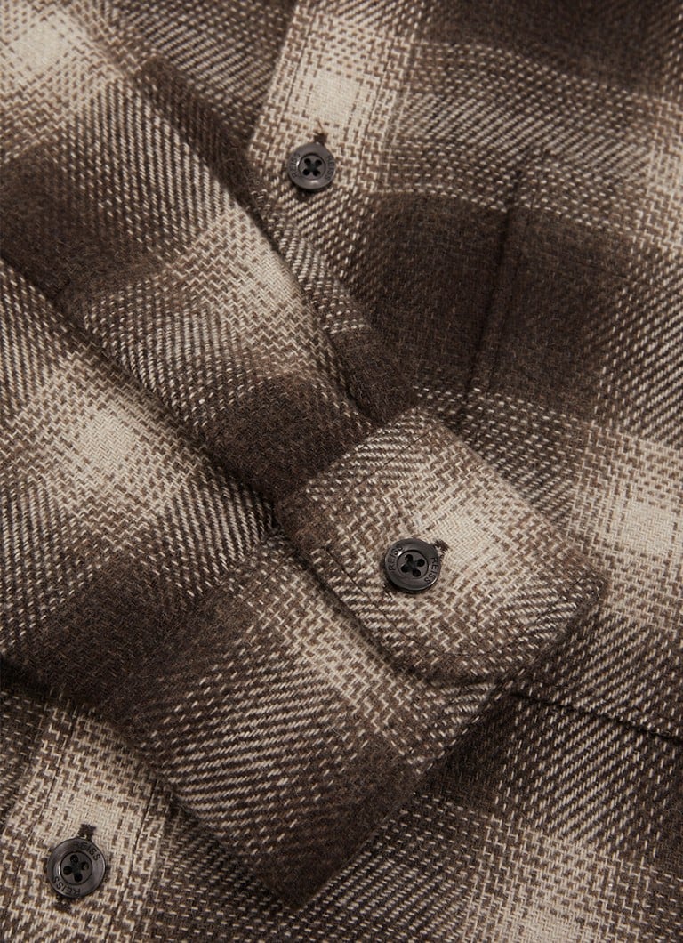 Jachetă-cămașă Reiss Crosby Classic din amestec de lână în carouri