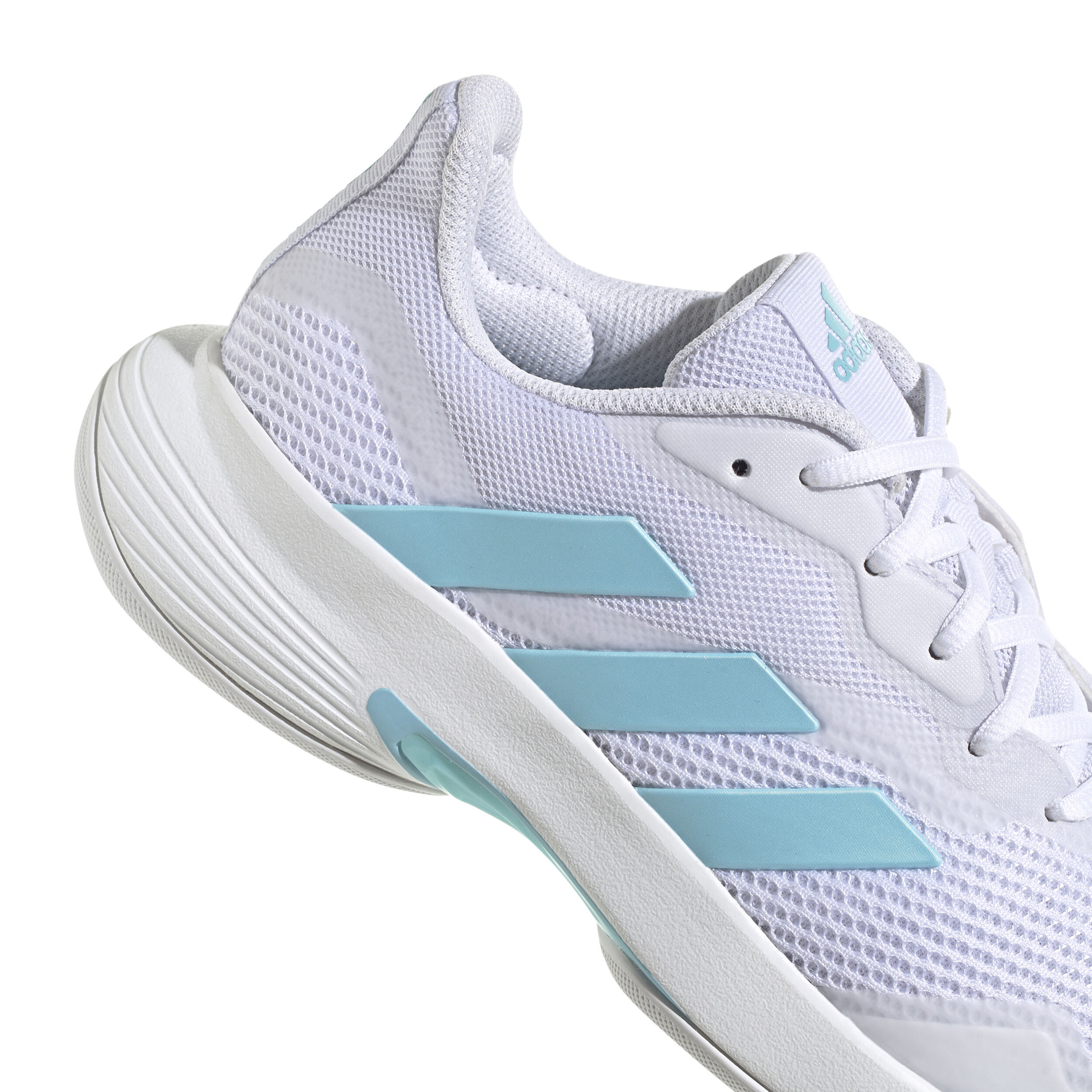 CourtJam Control Teppichschuh Damen - Weiß, Türkis
