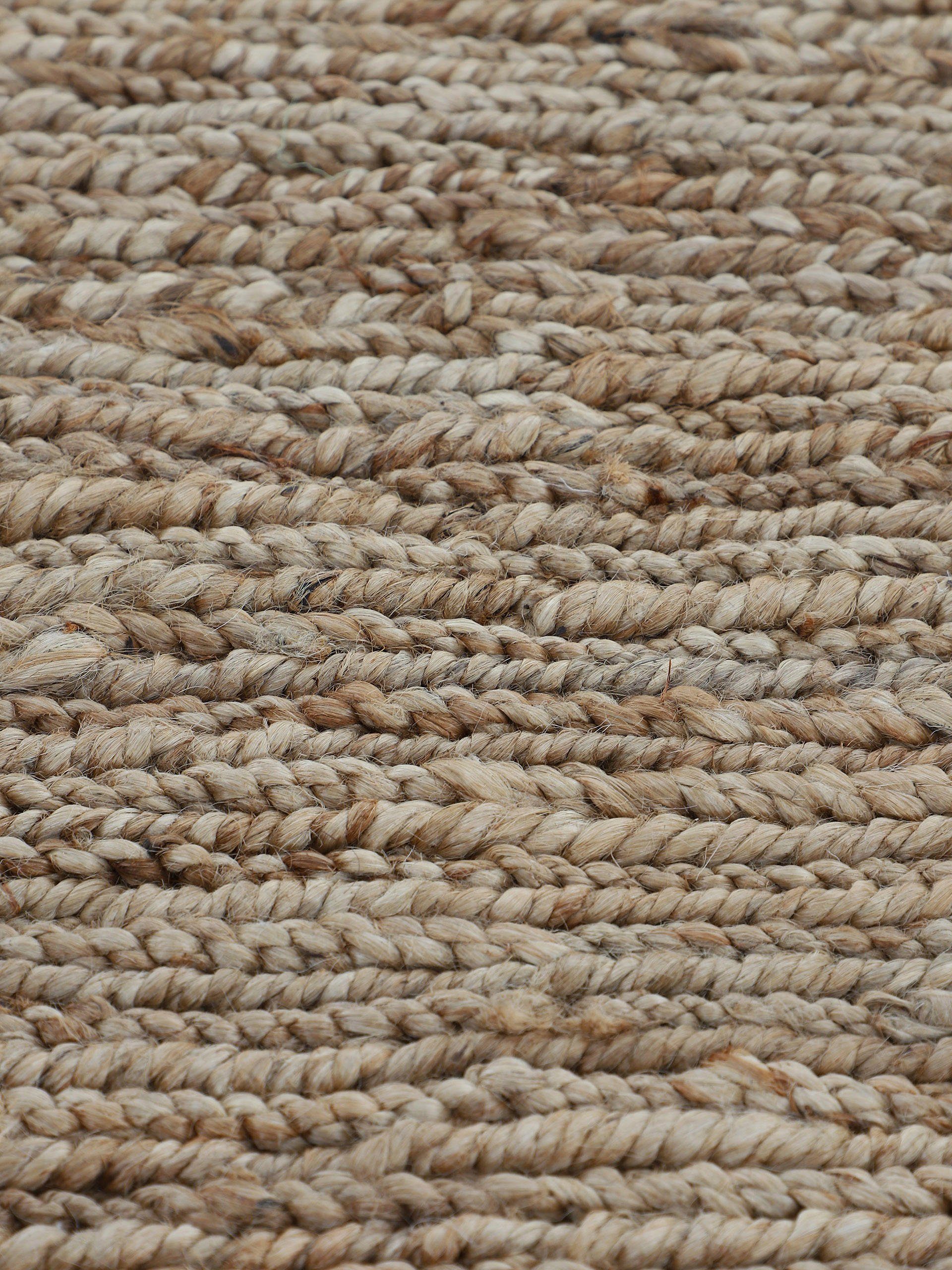 Teppich Nala Juteteppich, carpetfine, rechteckig, Höhe: 9 mm, wendbar, aus 100% Jute, in vielen Größen und Formen, quadratisch, rund