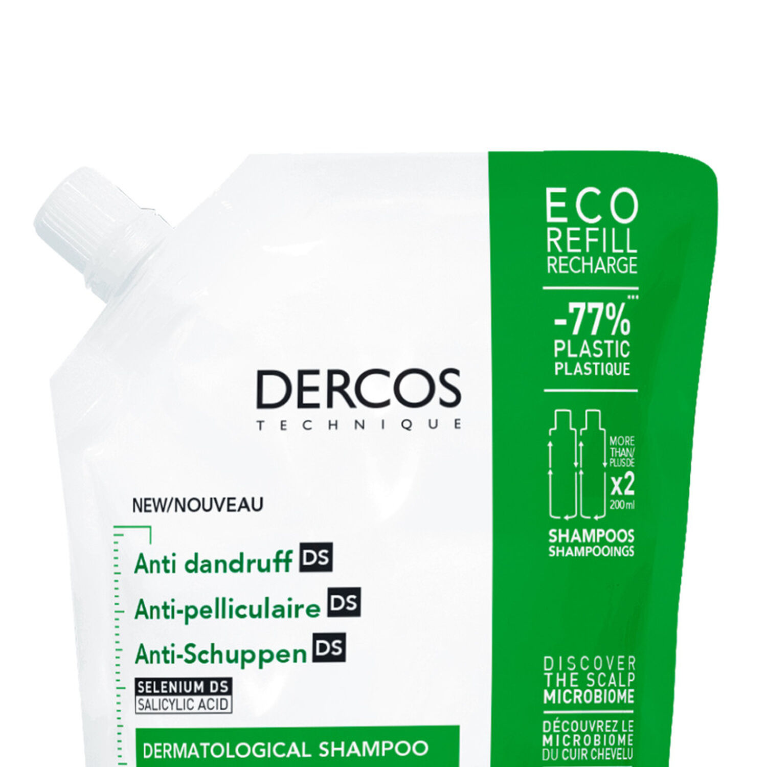 Vichy Dercos Technique Shampooing Anti-Pelliculaire - Cheveux Normaux à Gras